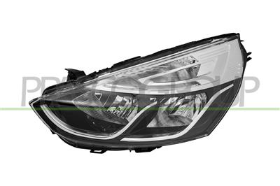 HEADLAMP LEFT H1+H7-ELECTRIC-WITHOUT MOTOR-CHROME