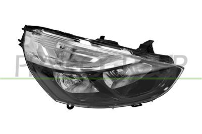 PROIETTORE DESTRO H1+H7-ELETTRICO-SENZA MOTORE-NERO