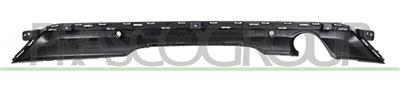 SPOILER STOSSTANGE HINTEN-SCHWARZ-GENARBT-MIT LOECHERN FUER PDC+SENSORHALTERN UND LEISTE