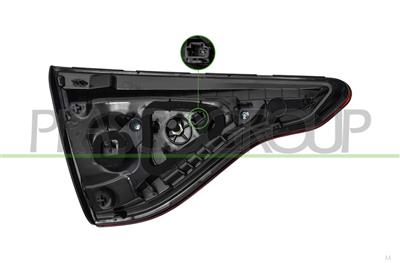 FANALE POSTERIORE DESTRO-INTERNO-SENZA PORTA-LAMPADA-LED
