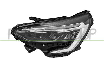 PROIETTORE SINISTRO-ELETTRICO-SENZA MOTORE-CON BORDO CROMATO-LED