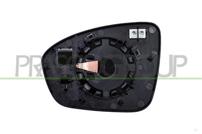 MIRROR GLASS BASE RIGHT-HEATED-CONVEX