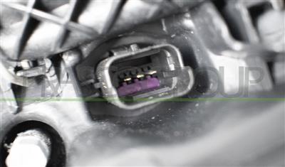 OPTICA IZQUIERDA H7+H7 ELECTRICA-CON MOTOR-NEGRA