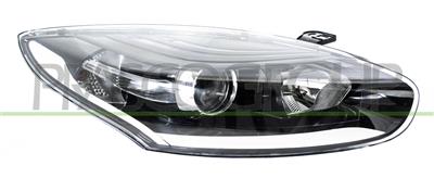 HEADLAMP RIGHT H7+H7 ELECTRIC-WITH MOTOR-BLACK