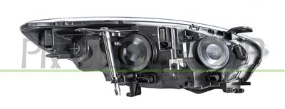 OPTICA IZQUIERDA H7+H7 ELECTRICA-CON MOTOR-NEGRO