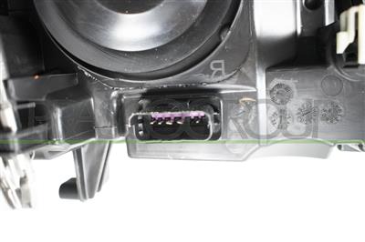 OPTICA IZQUIERDA H7+H7 ELECTRICA-CON MOTOR-NEGRO