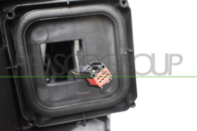 PROIETTORE DESTRO H7+H7-ELETTRICO-SENZA MOTORE-CON LUCE DIURNA-BORDO NERO-LED