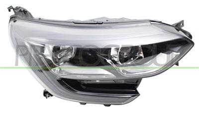 SCHEINWERFER LINKS-H7+H7-OHNE LWR-MIT MOTOR-MIT TAGFAHRLICHT-MIT SCHWARZEM RAND-LED