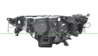 SCHEINWERFER LINKS-H7+H7-OHNE LWR-MIT MOTOR-MIT TAGFAHRLICHT-MIT SCHWARZEM RAND-LED