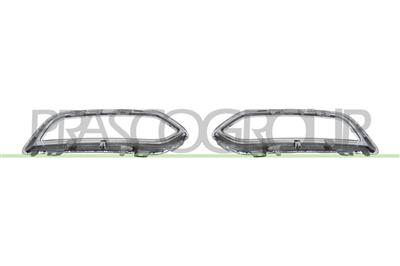 KIT MODANATURE CROMATE SPOILER PARAURTI POSTERIORE MOD. 4 PORTE-(DESTRA+SINISTRA)