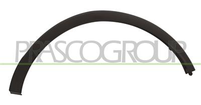 RADLAUFLEISTE HINTEN LINKS-SCHWARZ-GENARBT
