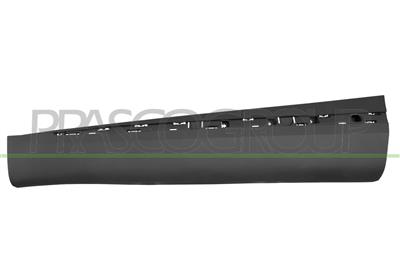 FRONT DOOR MOLDING LEFT-BLACK-TEXTURED FINISH-WITH PROFILE HOLES