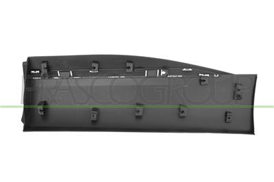 REAR DOOR MOLDING RIGHT-BLACK-TEXTURED FINISH-WITH PROFILE HOLES