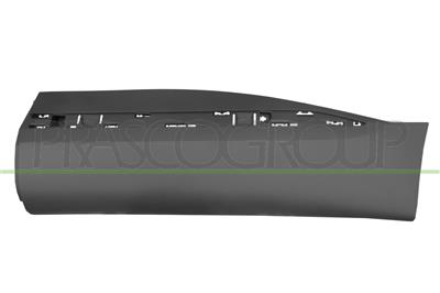 REAR DOOR MOLDING LEFT-BLACK-TEXTURED FINISH-WITH PROFILE HOLES