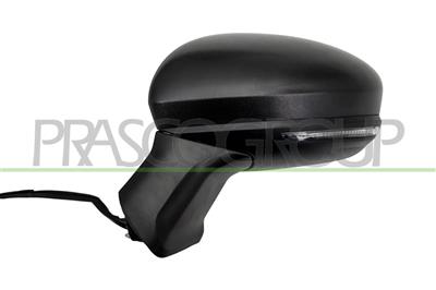ESPEJO IZQUIERDO-ELECTRICO-NEGRO-TERMICO-CON PILOTO-ASFERICO-7 PINS