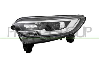 PROIETTORE SINISTRO H7+H7-ELETTRICO-CON MOTORE-CON LUCE DIURNA