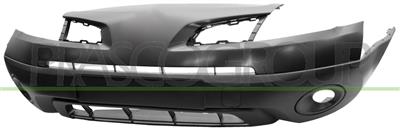 FRONT BUMPER-BLACK-WITH FOG LAMP HOLES