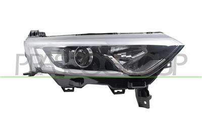 PROIETTORE DESTRO H7+H7-ELETTRICO-CON MOTORE-LED