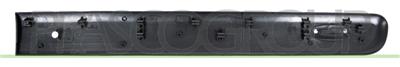 FRONT DOOR MOLDING LEFT-WITH CLIPS-BLACK-TEXTURED FINISH MOD. 07/01 >