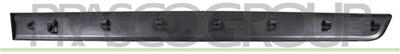 FRONT DOOR MOLDING LEFT-WITH CLIPS-BLACK-TEXTURED FINISH