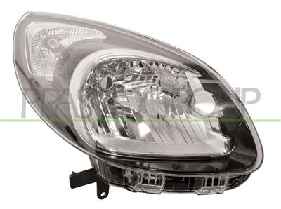 HEADLAMP RIGHT H4 ELECTRIC-WITHOUT MOTOR-BLACK