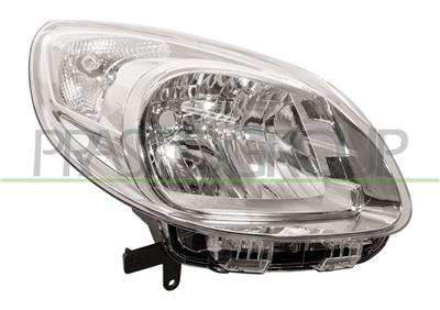HEADLAMP RIGHT H4 ELECTRIC-WITHOUT MOTOR-CHROME