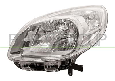 PHARE GAUCHE H4 ELECTRIQUE SANS MOTEUR-CHROME'