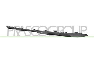 REAR BUMPER SPOILER-SILVER-WITH PDC HOLES+SENSOR HOLDERS