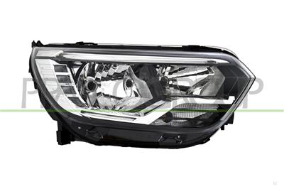PROIETTORE DESTRO H7-ELETTRICO-CON MOTORE-CON LUCE DIURNA-LED