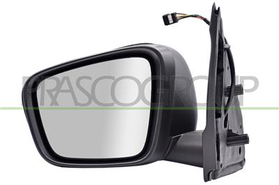 ESPEJO IZQUIERDO-ELECTRICO-NEGRO-TERMICO-CONVEXO-5 PINES