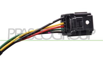 ESPEJO IZQUIERDO-ELECTRICO-NEGRO-TERMICO-CONVEXO-5 PINES