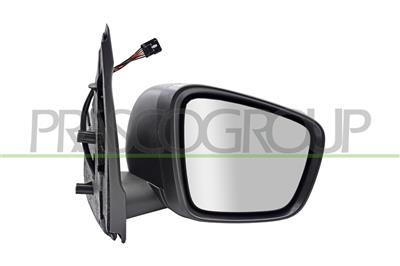 RETROVISORE DESTRO-ELETTRICO-NERO-TERMICO-CON SONDA-CON BLIS-CONVESSO-9 PINS