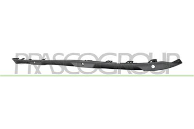 REAR BUMPER SPOILER-SILVER-WITH PDC HOLES+SENSOR HOLDERS
