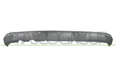 REAR BUMPER SPOILER-SILVER-WITH PDC HOLES+SENSOR HOLDERS