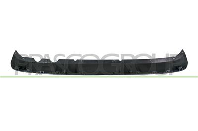 REAR BUMPER SPOILER-SILVER-WITH PDC HOLES+SENSOR HOLDERS