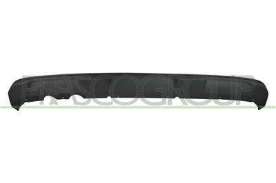 SPOILER STOSSTANGE HINTEN-SCHWARZ-GENARBT