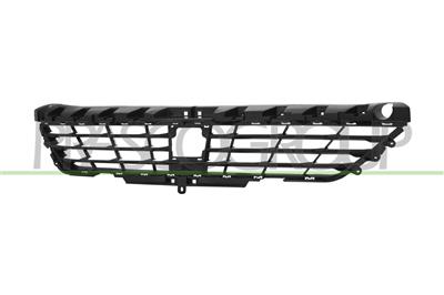 FRONT BUMPER GRILLE-CENTRE-BLACK-TEXTURED FINISH-WITH PDC+SENSOR HOLDER