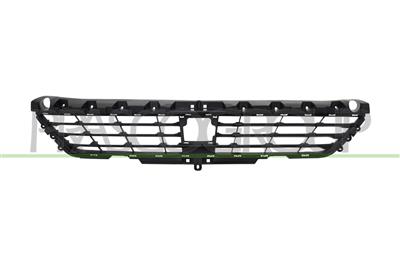FRONT BUMPER GRILLE-CENTRE-BLACK-TEXTURED FINISH-WITH PDC+SENSOR HOLDER