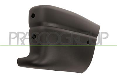 REAR BUMPER END CUP RIGHT-BLACK-TEXTURED FINISH