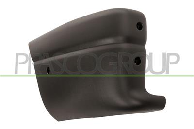 REAR BUMPER END CUP LEFT-BLACK-TEXTURED FINISH