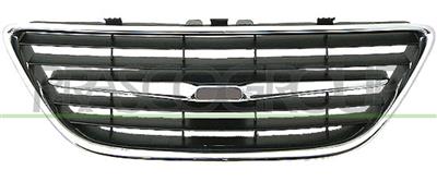 FRONT BUMPER-UPPER CHROME GRILLE