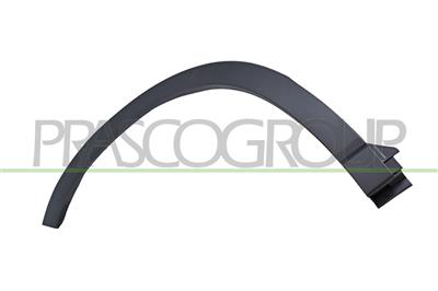 FRONT WHEEL ARCH EXTENSION LEFT-BLACK-TEXTURED-FINISH-WITH CLIPS-WITH BI-ADHESIVE
