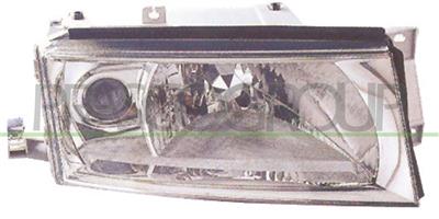 HEADLAMP RIGHT MOD. H3+H4 ELECTRIC-WITH FOG LAMP-WITH MOTOR