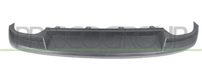REAR BUMPER SPOILER-BLACK-TEXTURED FINISH-WITH SENSOR CUTTING MARKS FOR PDC