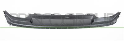 REAR BUMPER SPOILER-BLACK-TEXTURED FINISH-WITH SENSOR CUTTING MARKS FOR PDC