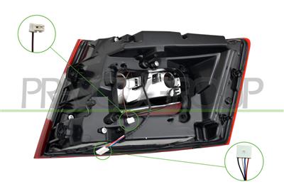 FANALE POSTERIORE DESTRO-ESTERNO-LED