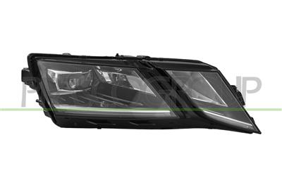 HEADLAMP RIGHT-ELECTRIC-WITH MOTOR-WITH DAY RUNNING LIGHT-LED