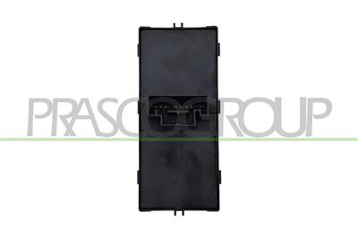 FRONT DOOR LEFT WINDOW REGULATOR PUSH-BOTTON PANEL-BLACK-4 SWITCHES-10 PINS