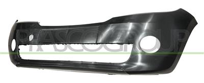 FRONT BUMPER-BLACK-WITH FOG LAMP HOLES