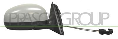 DOOR MIRROR RIGHT-WITH CABLE-PRIMED-CONVEX